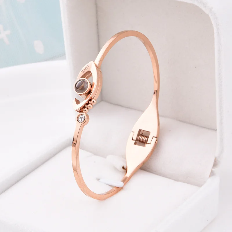 TONGLING charm bangle bracelet bracelets women jewelry 100 i love you orthodox natural diamond bracelets, Rose gold
TONGLING charm bangle bracelet bracelets women jewelry 100 i love you orthodox natural diamond bracelets, Rose gold