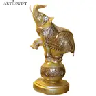 hot selling resin elephant sculpture animal statues chinese souvenir for home decoration