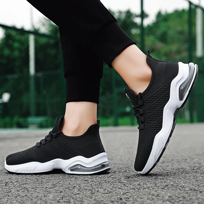Q11 Breathable Athletic Non Slip Running Sport Shoes Man Air, Black 
Q11 Breathable Athletic Non Slip Running Sport Shoes Man Air, Black