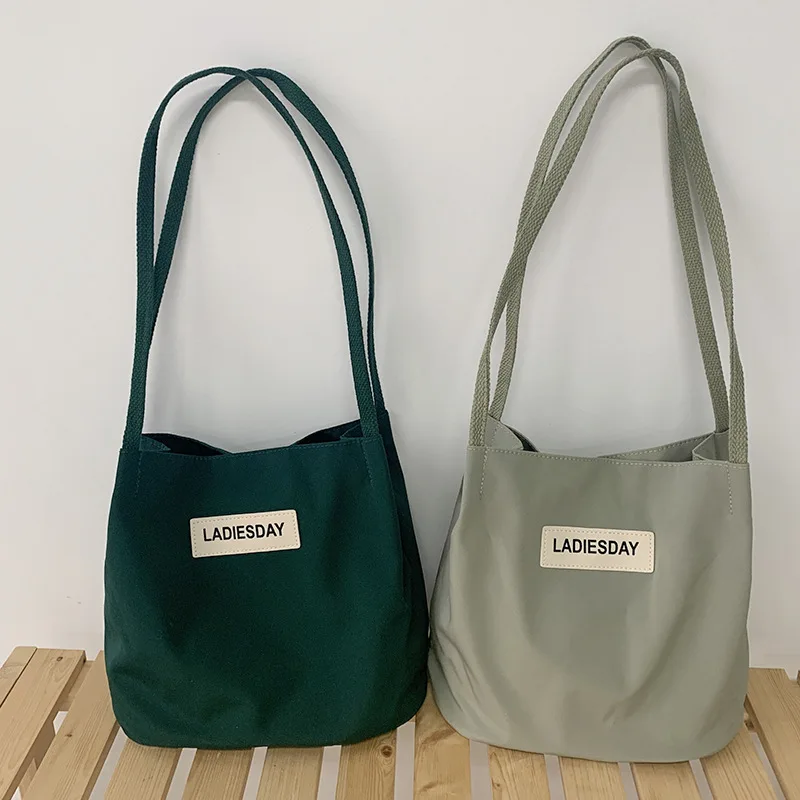 Nylon water repellent canvas bag ladies single shoulder Japanese style custom daily bag wholesale, Black
Nylon water repellent canvas bag ladies single shoulder Japanese style custom daily bag wholesale, Black