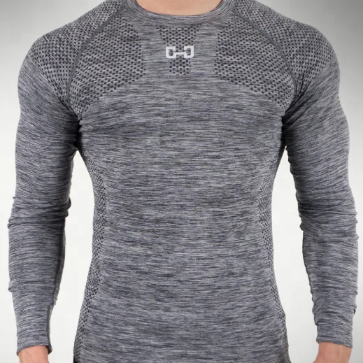 High elastic men gym training t-shirt long sleeve breathable round collar workout base shirt, Oem colors
High elastic men gym training t-shirt long sleeve breathable round collar workout base shirt, Oem colors
