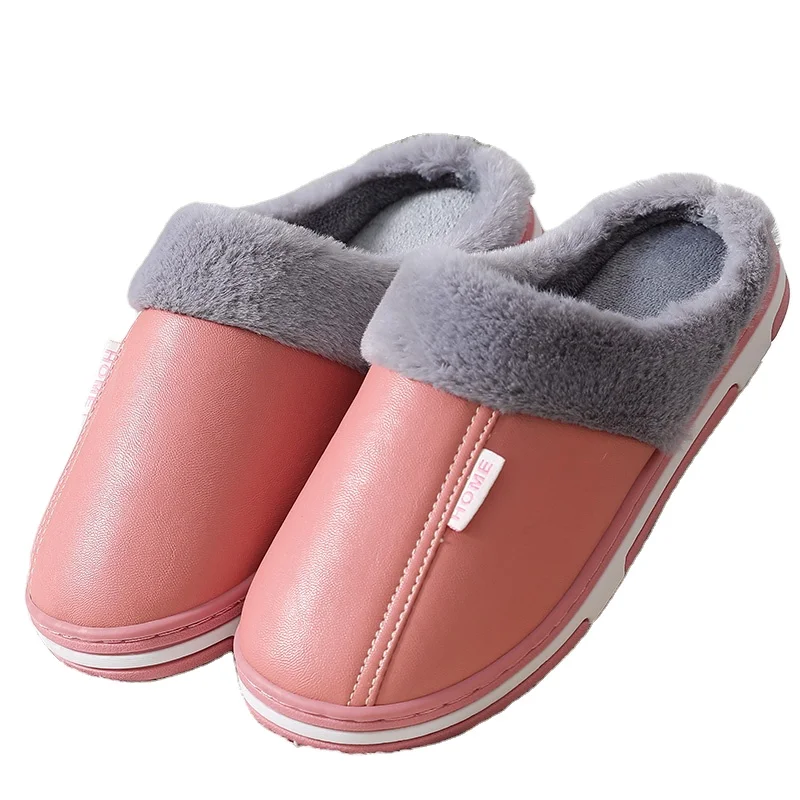 Waterproof PU Thermal Warm House Slippers Winter Anti-Slip Fuzzy Fashion House Shoes Women, Solid color
Waterproof PU Thermal Warm House Slippers Winter Anti-Slip Fuzzy Fashion House Shoes Women, Solid color
