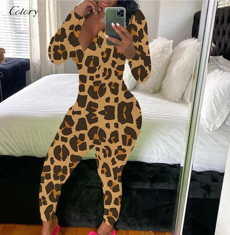 Colory Fashionable Women Leopard Printed Designer Onesie With Butt Pocket, Customized color
Colory Fashionable Women Leopard Printed Designer Onesie With Butt Pocket, Customized color