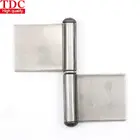 High quality natural color Single welding flag hinges