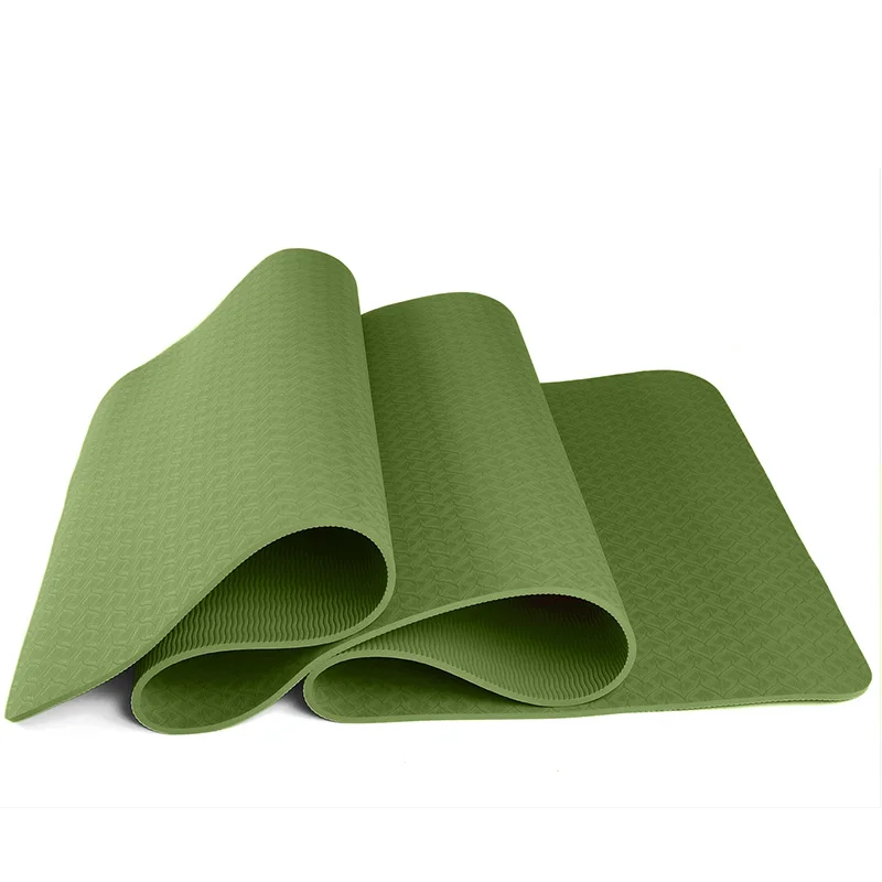 

Meditation 15mm Tpe Recycle Non Slip High Quality Eco Friendly Premium Yoga Mat, Black/purple/pink/rose/green/blue