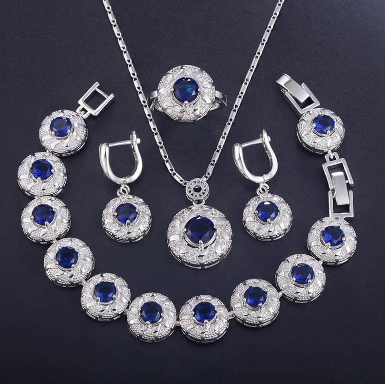 Wholesale China Beautiful 925 Sterling Silver Diamond Women's Wedding Jewelry Set
Wholesale China Beautiful 925 Sterling Silver Diamond Women's Wedding Jewelry Set