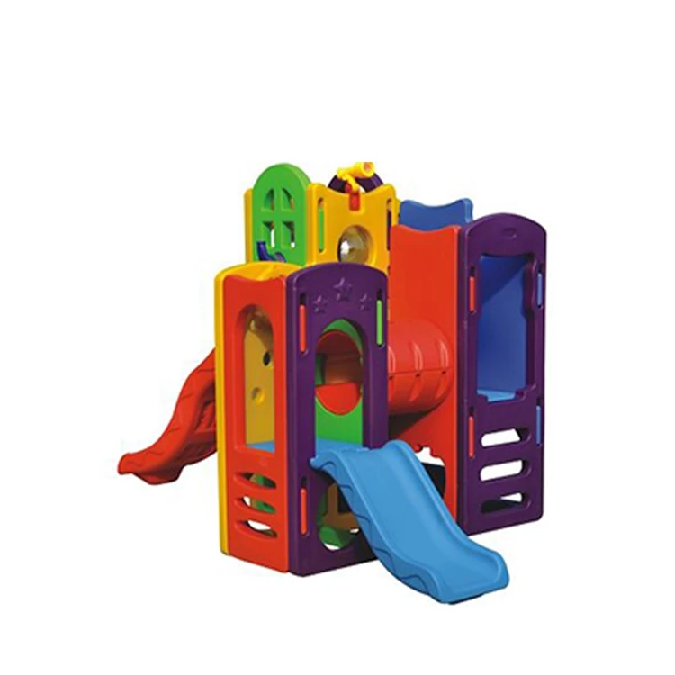 2020 Cheap Amusement Park Play Kids Indoor Playground Equipment Plastic Slide