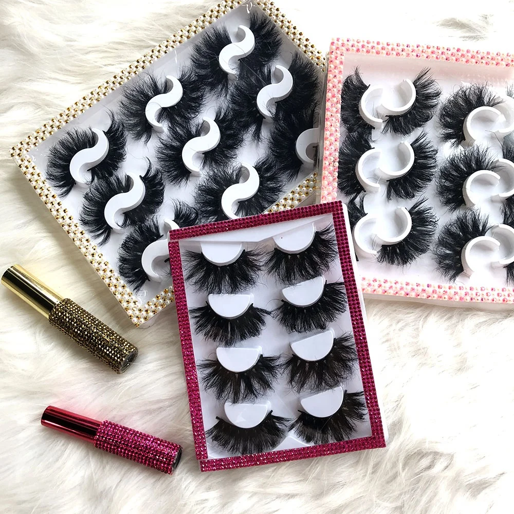 Full strip lashes 3d 5d 6d 25mm premium mink eyelashes wholesale vendor custom eyelash packaging, Black
Full strip lashes 3d 5d 6d 25mm premium mink eyelashes wholesale vendor custom eyelash packaging, Black