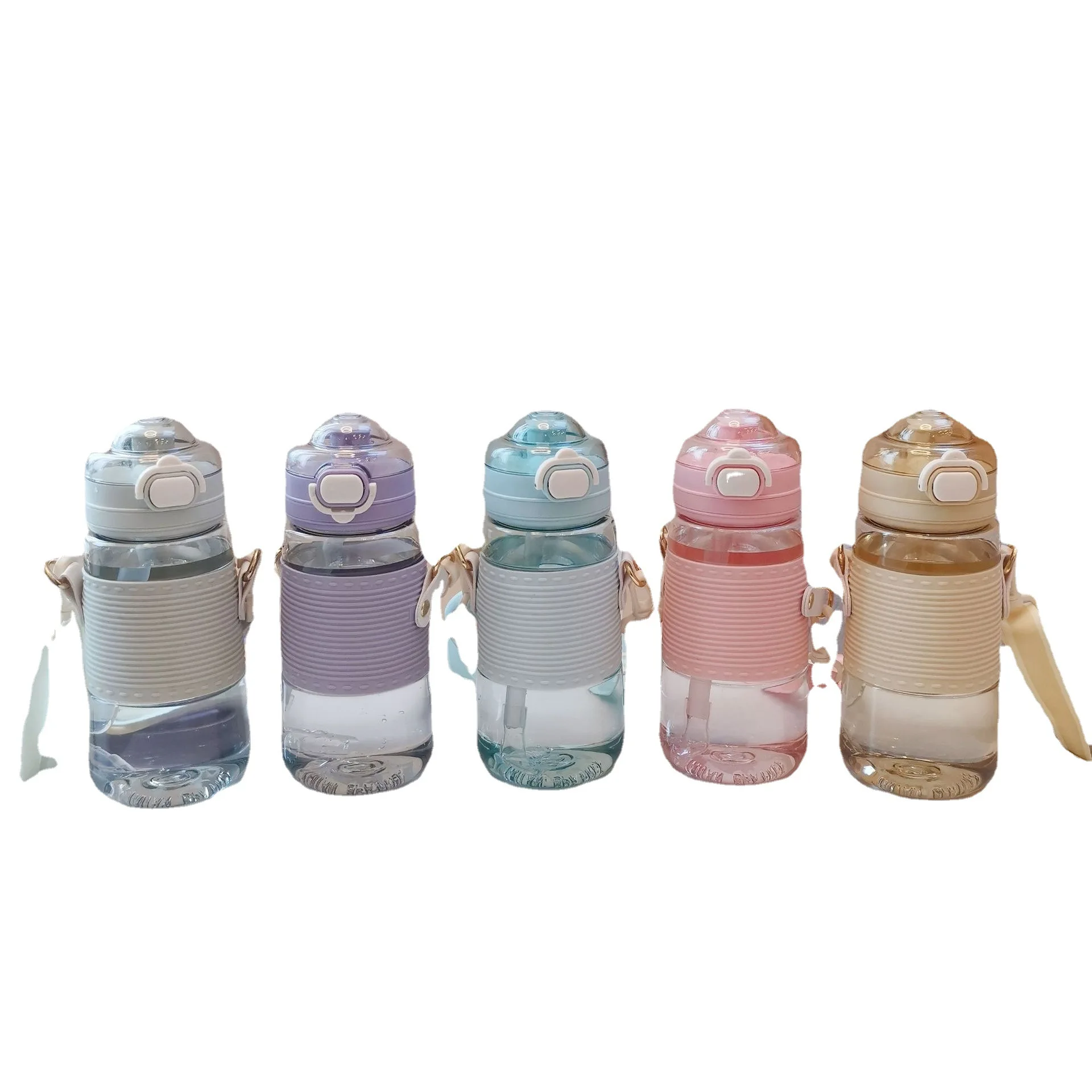Ladies fashion high value water cup Simple Color Portable Strap Straw Cup Silicone cover cup
Ladies fashion high value water cup Simple Color Portable Strap Straw Cup Silicone cover cup