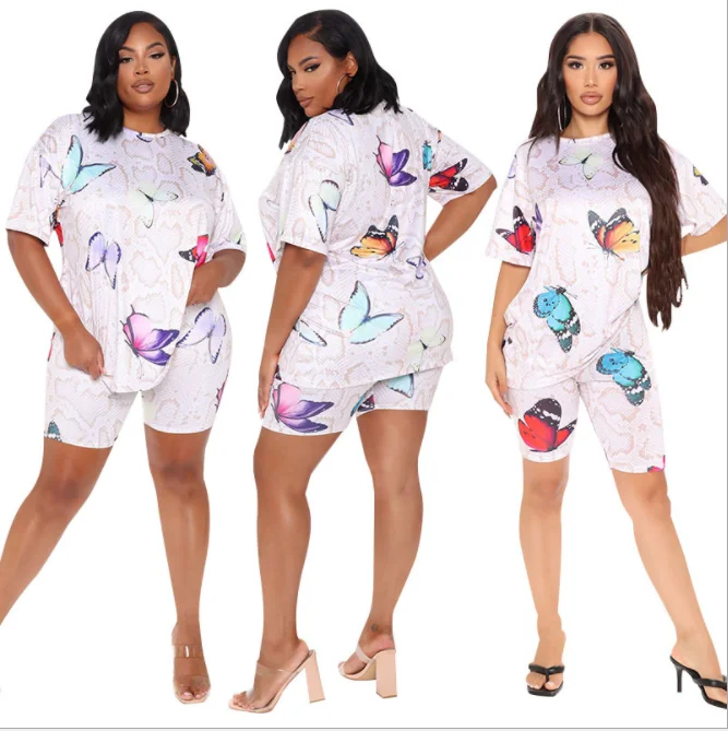 Hot sale women casual plus size 5xl tie dyed clothing short sleeve 2 pieces pants sets, Shown
Hot sale women casual plus size 5xl tie dyed clothing short sleeve 2 pieces pants sets, Shown