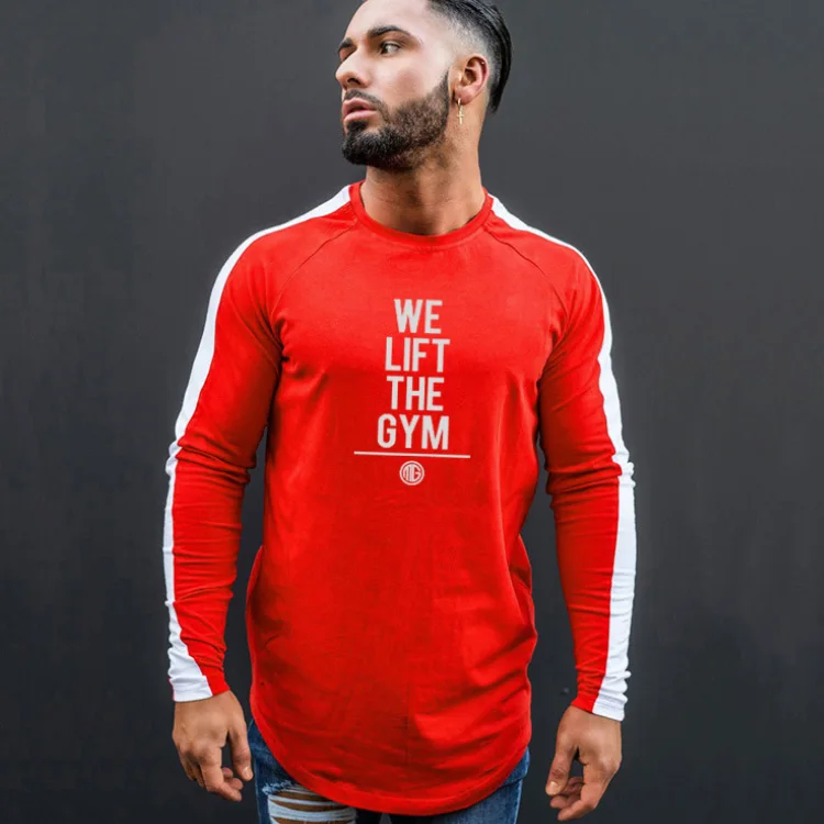 2019 autumn Hot sale New men Muscular man elastic force Loose GYM clothes O-collar printing Letter pattern Running Long sleeve, Colors
2019 autumn Hot sale New men Muscular man elastic force Loose GYM clothes O-collar printing Letter pattern Running Long sleeve, Colors
