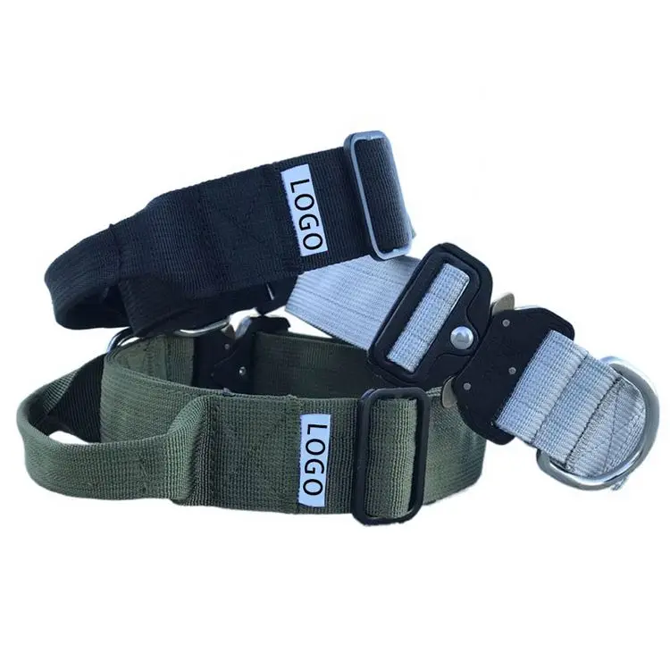 2 inch Tactical Dog Collar With Handle and Metal Combat Buckle, Picture shows
2 inch Tactical Dog Collar With Handle and Metal Combat Buckle, Picture shows