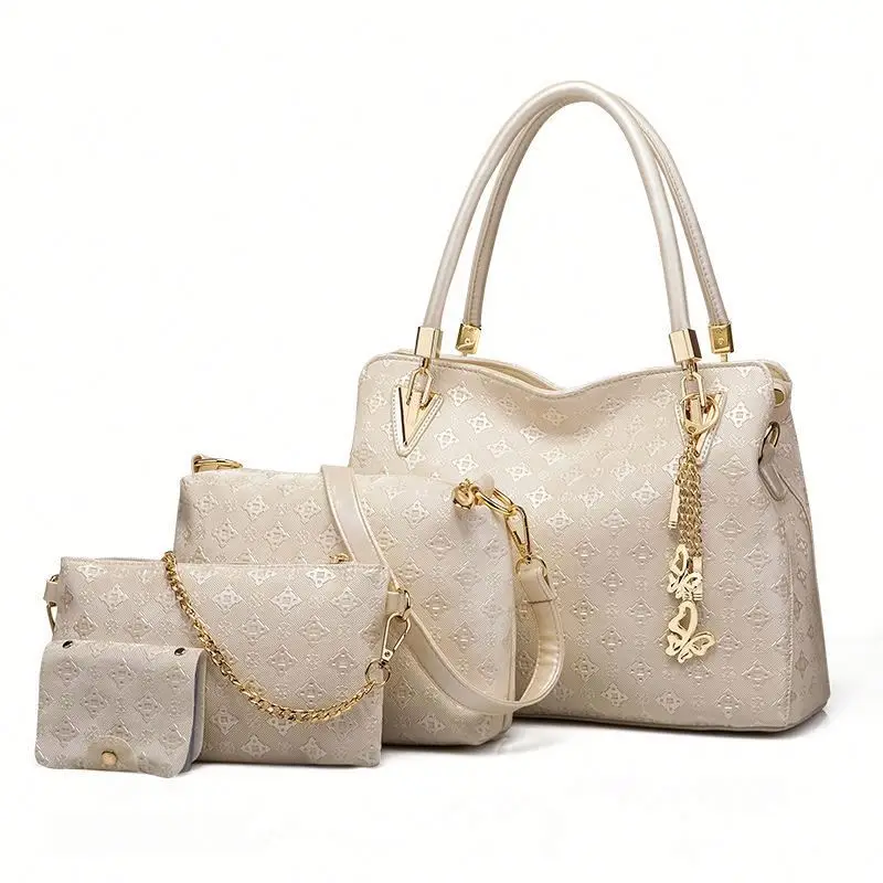 Luxury Girls Women Unique Leather Tote 4 Piece Handbags and Purses Set Satchel Shoulder Crossbody Bag
Luxury Girls Women Unique Leather Tote 4 Piece Handbags and Purses Set Satchel Shoulder Crossbody Bag