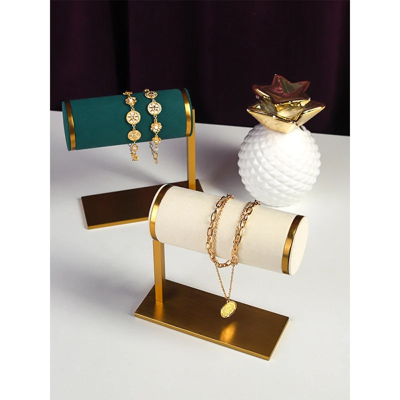 High Quality Metal Suede Gold Jewelry Display Rack Bracelet Bangle Watch Display Stand, Red,white,black,brown,green,purple
High Quality Metal Suede Gold Jewelry Display Rack Bracelet Bangle Watch Display Stand, Red,white,black,brown,green,purple
