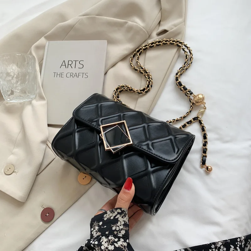 Custom Top Quality Lady Fashion Casual Chains Square Crossbody Handbags Diamond Lattice Design Women Small Cross Shoulder Bag
Custom Top Quality Lady Fashion Casual Chains Square Crossbody Handbags Diamond Lattice Design Women Small Cross Shoulder Bag