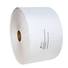 Top Coated Custom Size for flexo printing machine Blank Self Adhesive Paper Direct Thermal Sticker White Label Jumbo Rolls