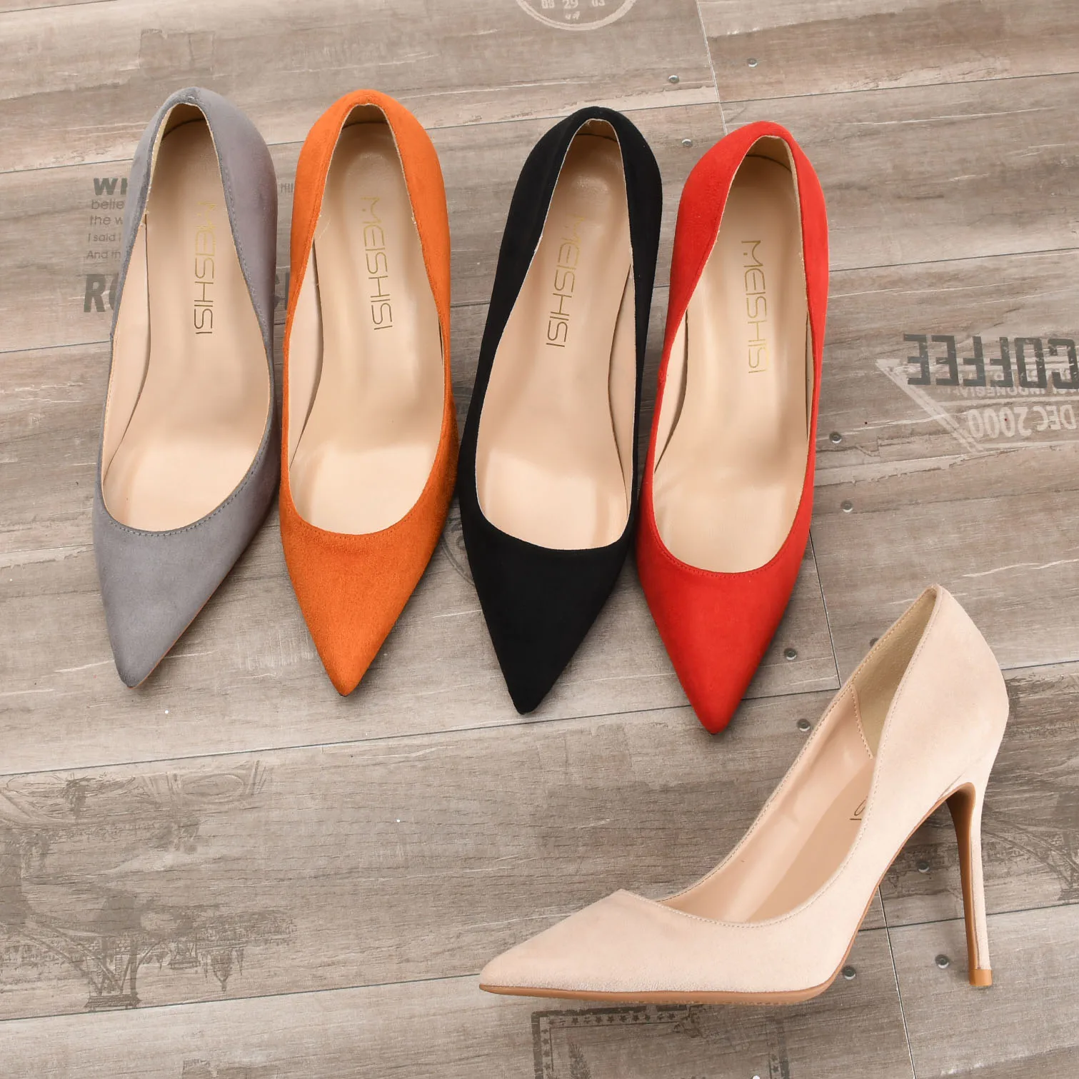 Goxeou Women Fashion Pumps High Heels Ladies Thin Heels Stiletto Female High Quality Suede Shoes Party Business Office Wedding
Goxeou Women Fashion Pumps High Heels Ladies Thin Heels Stiletto Female High Quality Suede Shoes Party Business Office Wedding