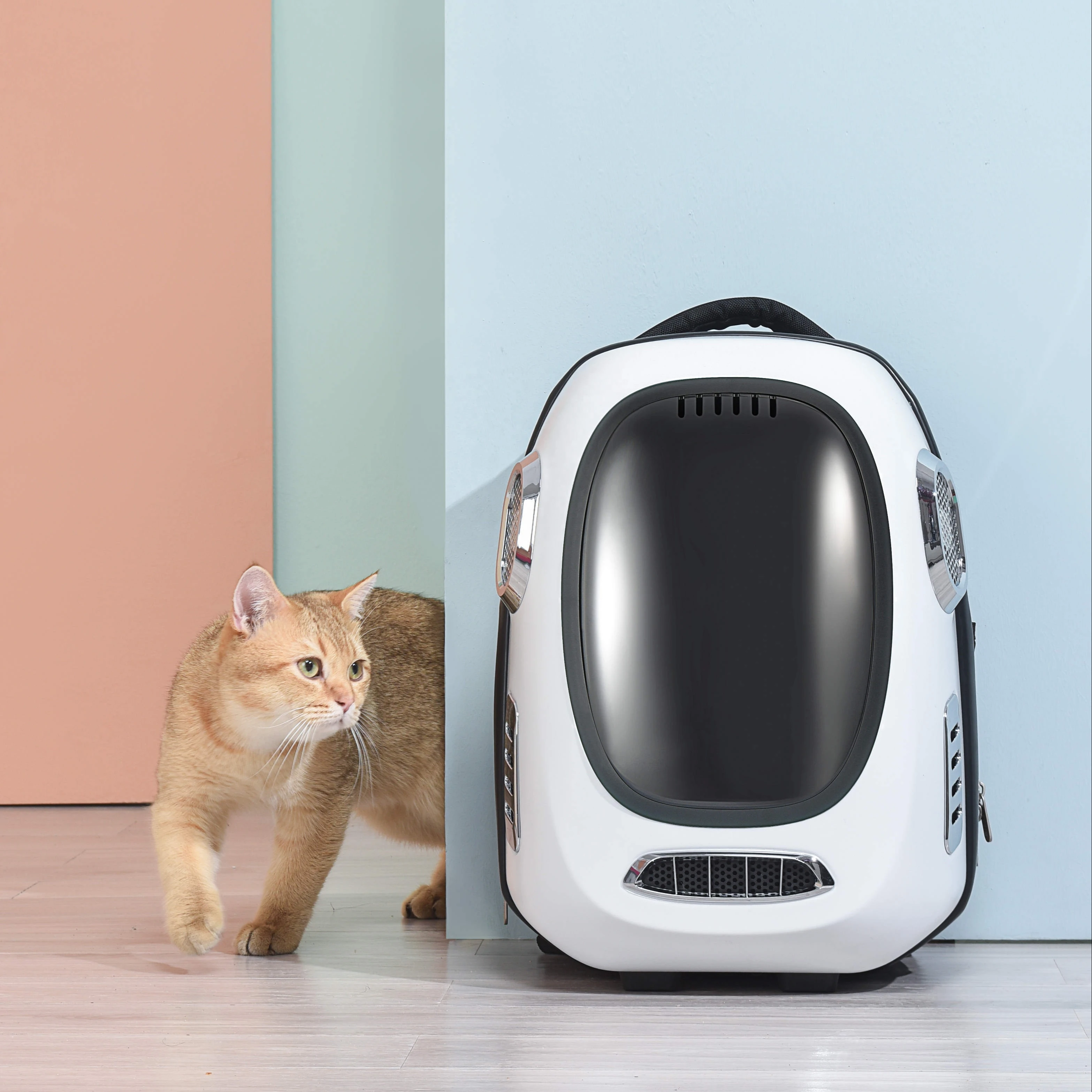 Carrier Cat Backpack Carrier with Inbuilt Fan for Travel Smart Pet Carried Bag
Carrier Cat Backpack Carrier with Inbuilt Fan for Travel Smart Pet Carried Bag