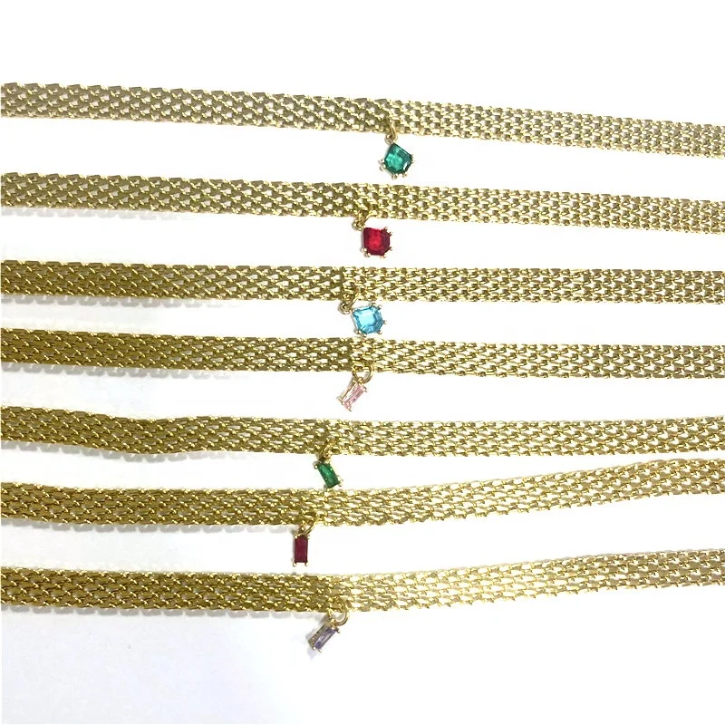 Janice Jewelry 2021 Summer new chic gold stainless steel mesh 40cm+5cm adjustable short chain chocker necklace
Janice Jewelry 2021 Summer new chic gold stainless steel mesh 40cm+5cm adjustable short chain chocker necklace
