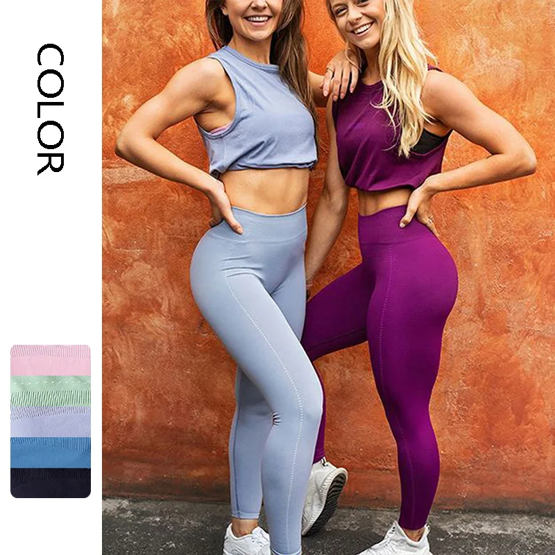 2 Pieces Women Yoga Set GYM Workout Fitness Running Sportwear Hign Waist Legging Active Suit
2 Pieces Women Yoga Set GYM Workout Fitness Running Sportwear Hign Waist Legging Active Suit