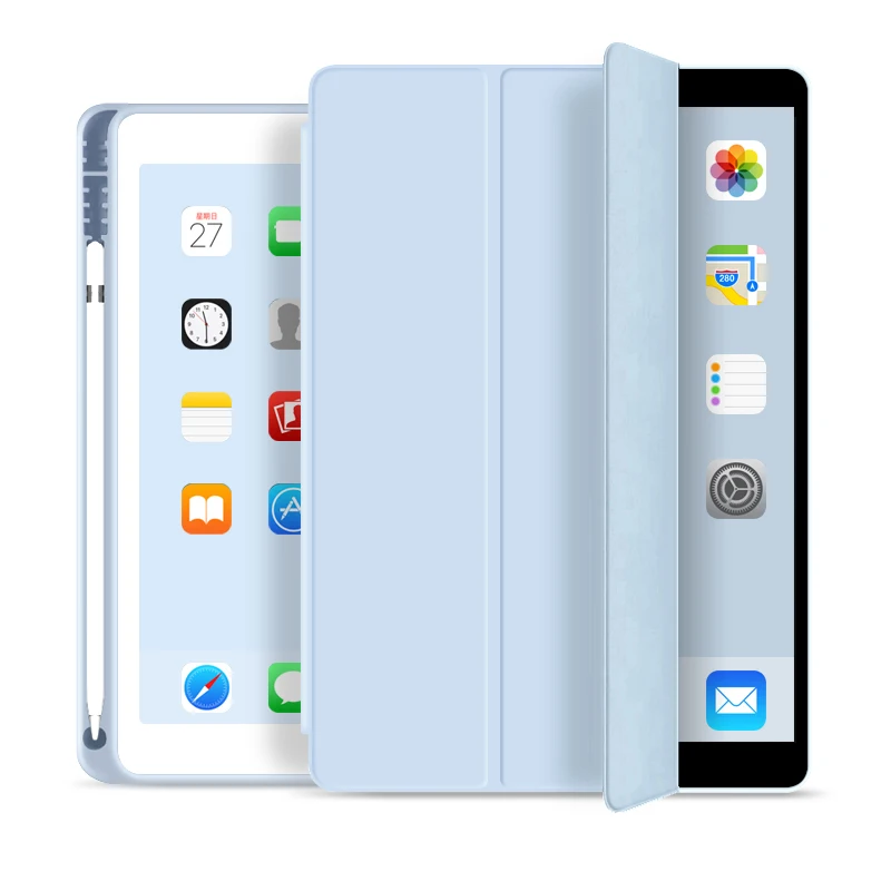 for iPad 9.7 6th Generation 2018 with Apple Pencil Holder Case Auto Wake Sleep
for iPad 9.7 6th Generation 2018 with Apple Pencil Holder Case Auto Wake Sleep