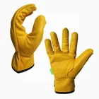 Yulan LC607 genuine leather Material motorbike leather gloves