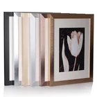 High Quality tabletop 8" 10" 12" brushed aluminum photo frames with acrylic