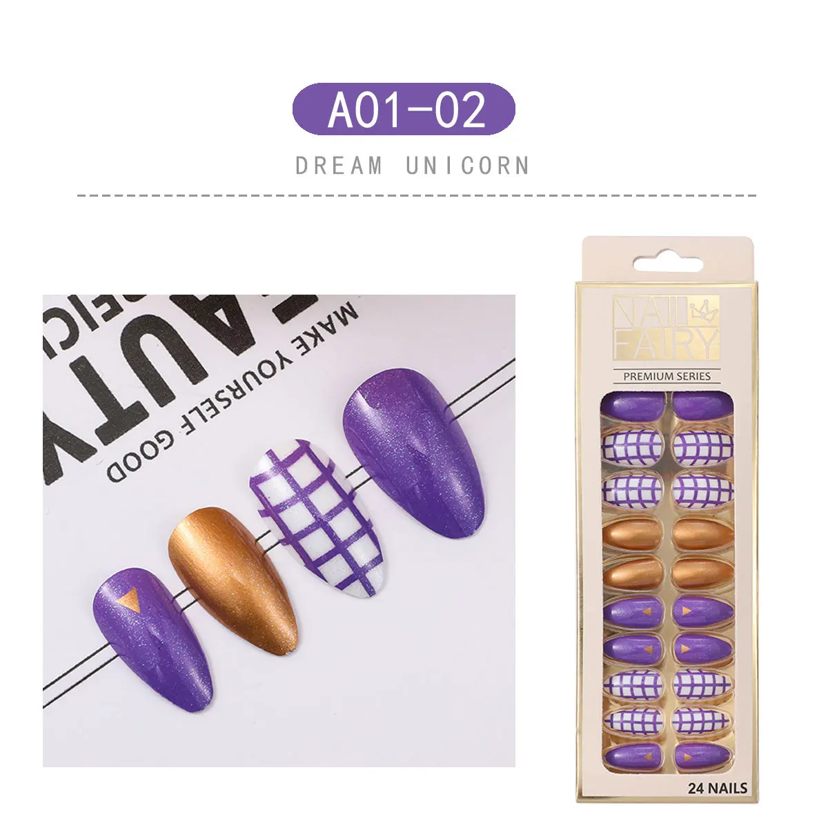 Striped New Art Nail Art 24 Pieces Detachable Water Drop Nail Wear beautiful Nail Art
Striped New Art Nail Art 24 Pieces Detachable Water Drop Nail Wear beautiful Nail Art