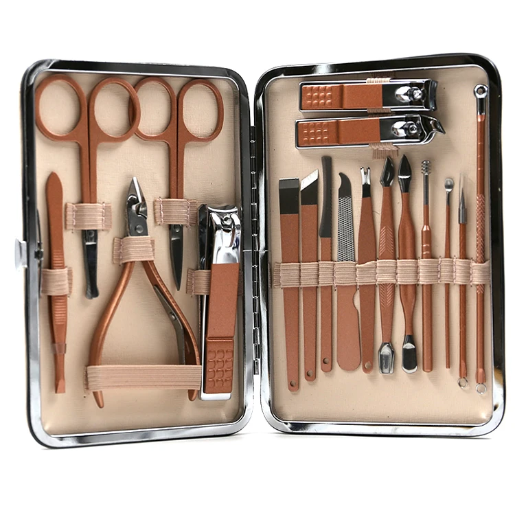 Popular clipper tools set gift nail clippers stainless steel manicure set with leather case, Customized color
Popular clipper tools set gift nail clippers stainless steel manicure set with leather case, Customized color