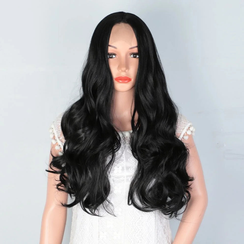 Black Wigs Mixed Fibres Long Curls And Large Wavy Wigs Hair With Front Lace, See details
Black Wigs Mixed Fibres Long Curls And Large Wavy Wigs Hair With Front Lace, See details