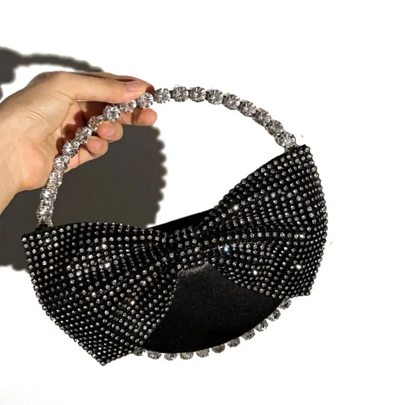 Luxury Fashion Bowknot Evening Clutch Bags Good Quality Rhinestones Crystal Dinner Hand Bag For Girls Lady
Luxury Fashion Bowknot Evening Clutch Bags Good Quality Rhinestones Crystal Dinner Hand Bag For Girls Lady
