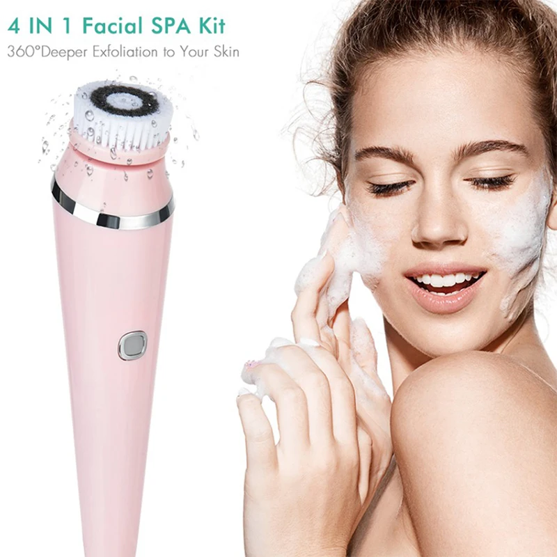 Exfoliating Ultrasonic Electric Multi Purpose Handheld Massaging Inface Rechargeable Facial Cleansing Brush
Exfoliating Ultrasonic Electric Multi Purpose Handheld Massaging Inface Rechargeable Facial Cleansing Brush