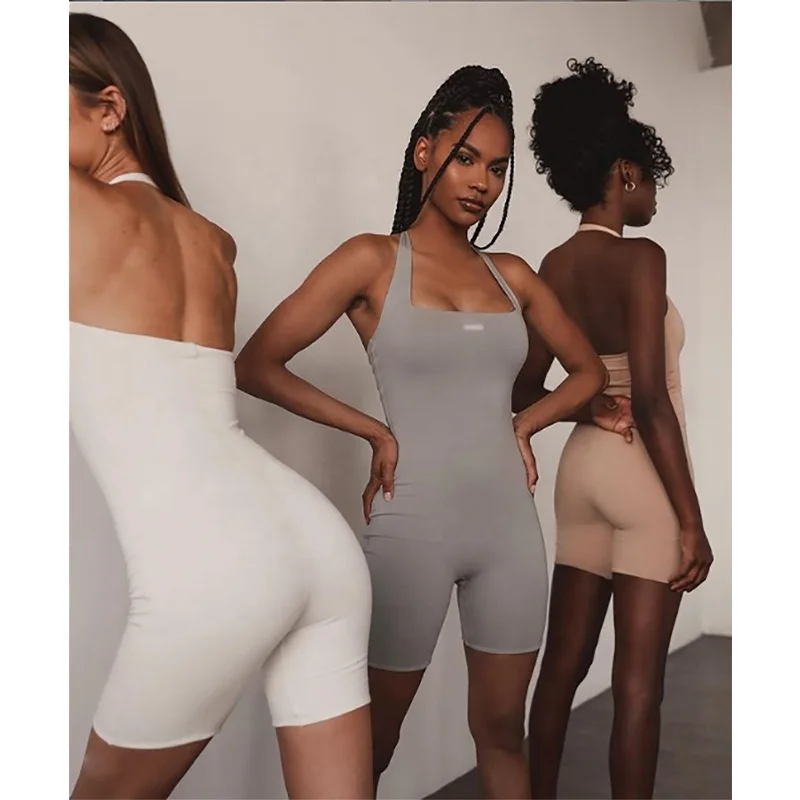 2021 Summer Skinny One Piece Straps Sexy Jumpsuit Gym Workout Seamless Yoga Jumpsuit, Customized color
2021 Summer Skinny One Piece Straps Sexy Jumpsuit Gym Workout Seamless Yoga Jumpsuit, Customized color