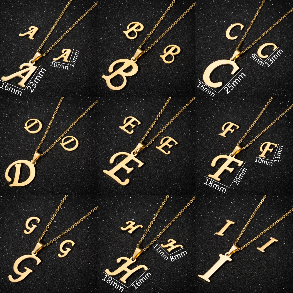 High Quality Dubai Gold Plated Stainless Steel A To Z Letter Inital Pendant Necklace Earrings Jewelry Set For Women
High Quality Dubai Gold Plated Stainless Steel A To Z Letter Inital Pendant Necklace Earrings Jewelry Set For Women