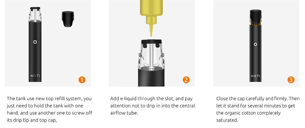 2019 latest hot selling mini Vape pen Kits Electronic Cigarette Disposable pod device MOTI vape pen