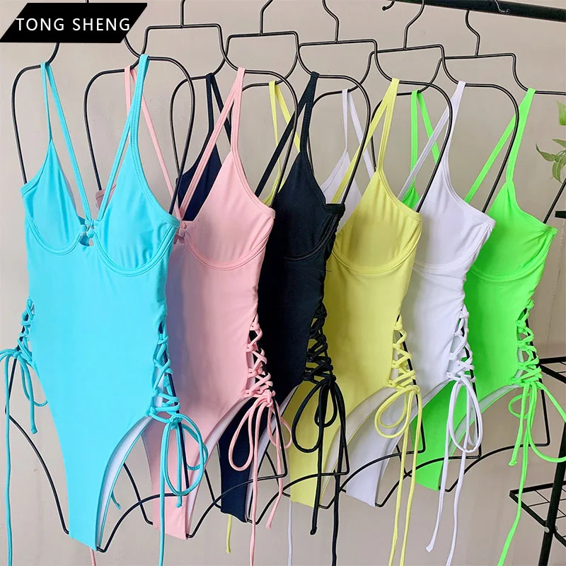 Custom Bathing Suits Strappy Hollow Out Solid Swimsuit Tops Sexy One Piece Swimsuit, Customized color
Custom Bathing Suits Strappy Hollow Out Solid Swimsuit Tops Sexy One Piece Swimsuit, Customized color