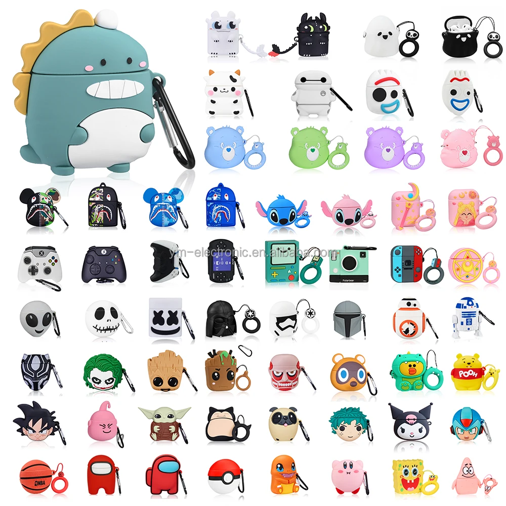 Silicone Cases Anime Cartoon for Airpod for Girls Women Men Fashion funny Animal Design 3d case for airpods, Multiple colors
Silicone Cases Anime Cartoon for Airpod for Girls Women Men Fashion funny Animal Design 3d case for airpods, Multiple colors