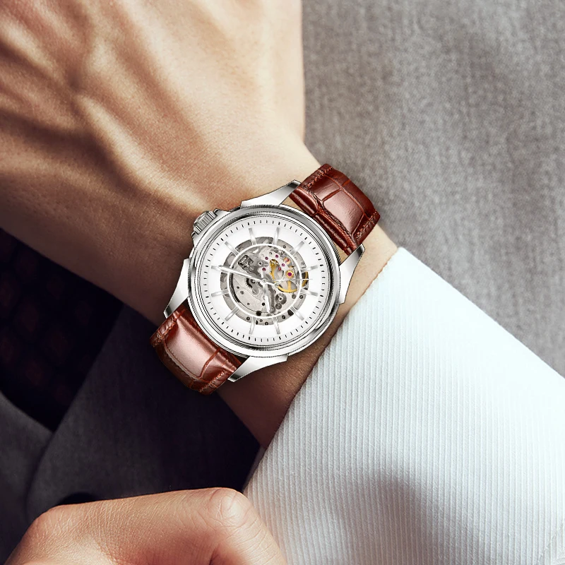 2023 New Men Mechanical Wristwatches Luxury Sapphire Glass Hollow Out Design Automatic Watch For Men Chronograph
2023 New Men Mechanical Wristwatches Luxury Sapphire Glass Hollow Out Design Automatic Watch For Men Chronograph