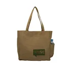 Hot Sale Cheap Price Natural Color Shoulder Bag Printed Jute Shopping Bag