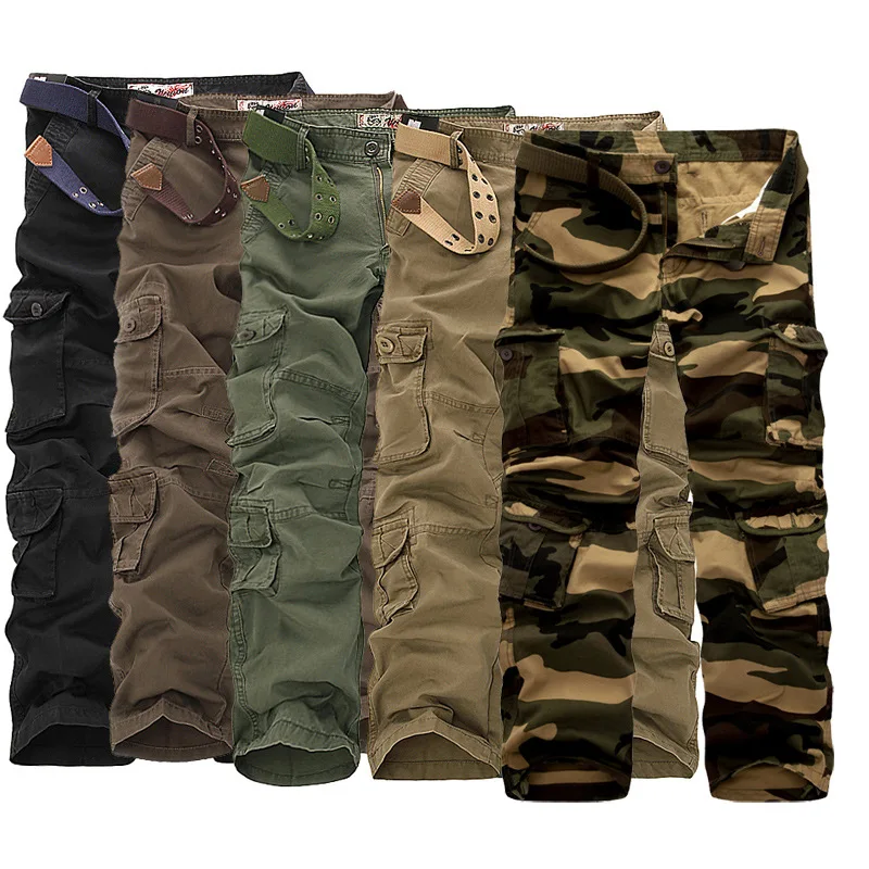 Spring and autumn outdoor sports pants multi-pocket overalls men's cotton plus fat size loose straight casual pants, Customized color
Spring and autumn outdoor sports pants multi-pocket overalls men's cotton plus fat size loose straight casual pants, Customized color