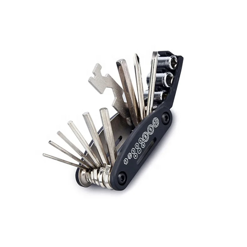 Weekly Deals Wholesale 16 in 1 Pocket Mini Portable Multifunction Bike Bicycle Repair Tools, Black
Weekly Deals Wholesale 16 in 1 Pocket Mini Portable Multifunction Bike Bicycle Repair Tools, Black