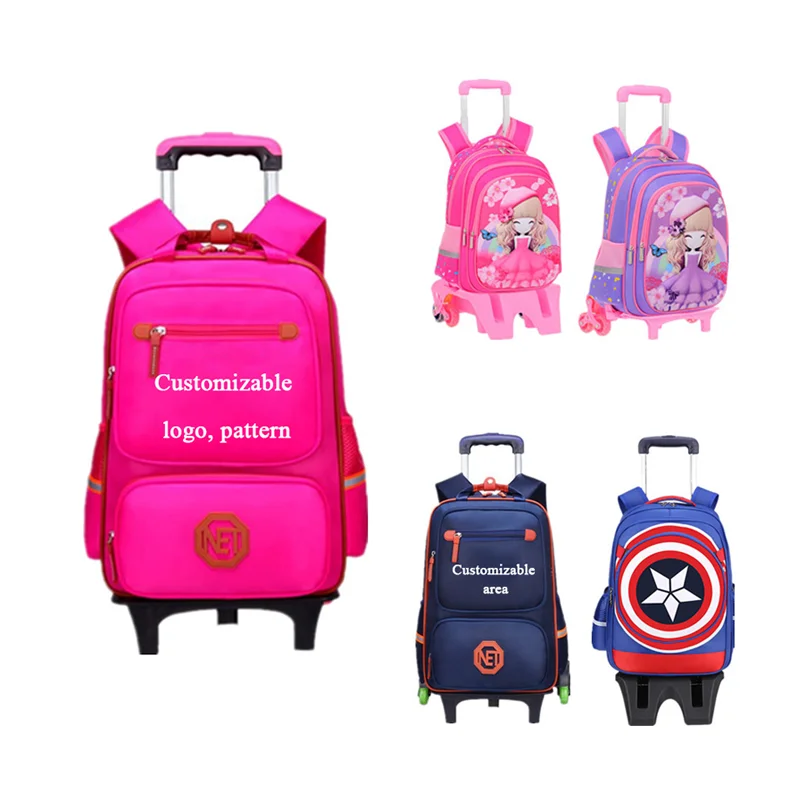Factory direct sale children trolley school bag fashion trolley travel case backpack for kids, As the picture or customized
Factory direct sale children trolley school bag fashion trolley travel case backpack for kids, As the picture or customized