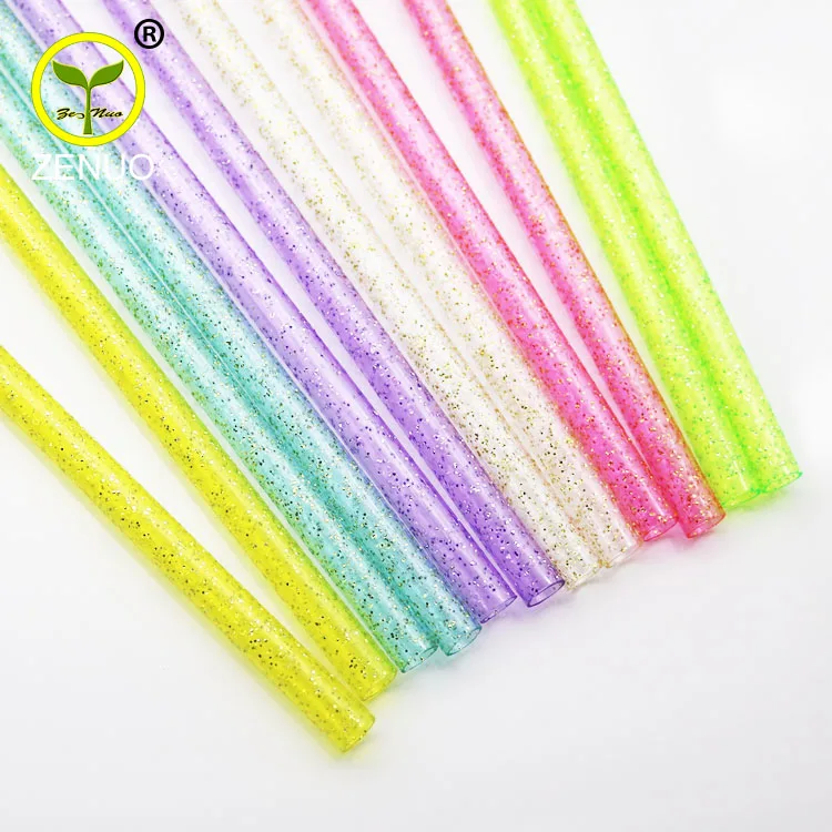 Wholesale Reusable Clear Plastic Glitter Sparkle Drinking Straw Plus one Cleaning Brush 11.5 inch
Wholesale Reusable Clear Plastic Glitter Sparkle Drinking Straw Plus one Cleaning Brush 11.5 inch