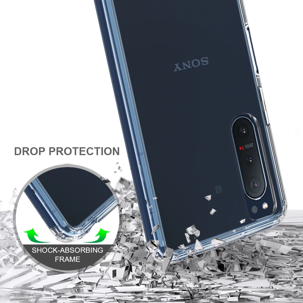 For Sony Xperia 5 II Case, Transparent Mobile Phone Accessories Shockproof TPU Case for Sony Xperia 5 II
For Sony Xperia 5 II Case, Transparent Mobile Phone Accessories Shockproof TPU Case for Sony Xperia 5 II