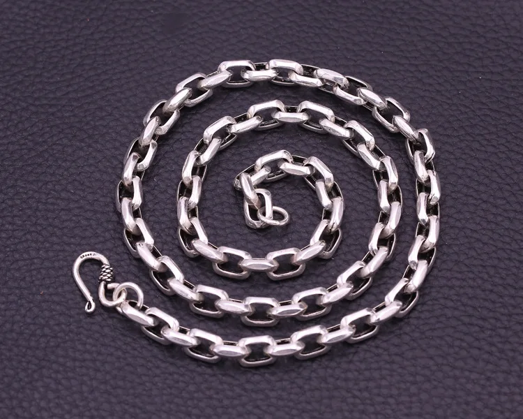 S925 Sterling Silver Jewelry Fashion 8mm Chain Personality Men's Popular Thick Necklace
S925 Sterling Silver Jewelry Fashion 8mm Chain Personality Men's Popular Thick Necklace