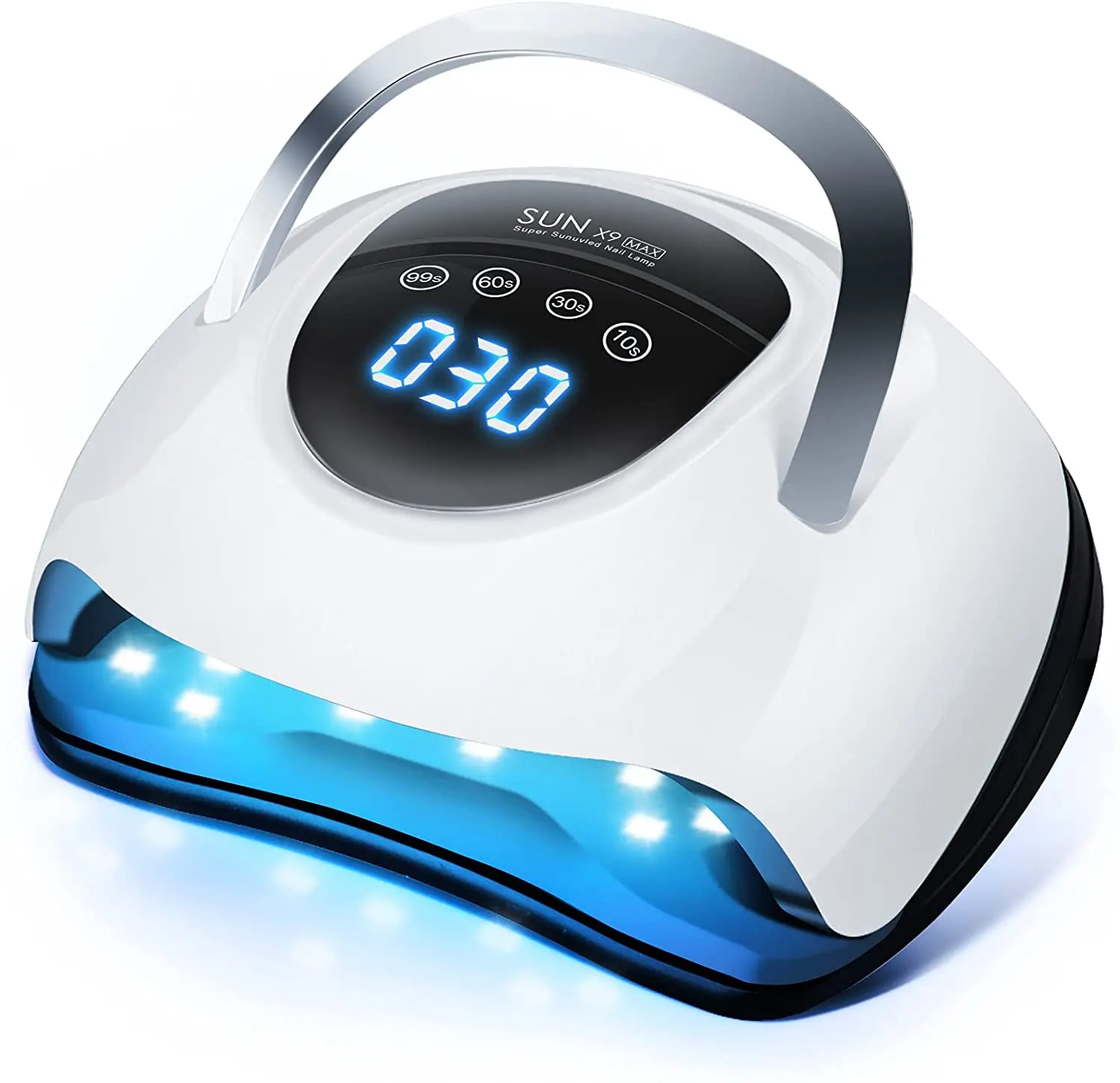 2022 NEW SUN X9 MAX UV LED Lamp for Nail 114W Gel Polish Dryer With Motion Sensor LCD Display Fast Drying Gel Nail Manicure Tool, White
2022 NEW SUN X9 MAX UV LED Lamp for Nail 114W Gel Polish Dryer With Motion Sensor LCD Display Fast Drying Gel Nail Manicure Tool, White