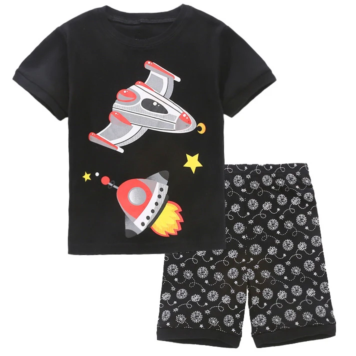 Space War Solid Cartoon Pringt Casual Baby Boy Short Sleeve Kids Shirt And Short Set Kid Cotton Pajama Summer Clothing Sets
Space War Solid Cartoon Pringt Casual Baby Boy Short Sleeve Kids Shirt And Short Set Kid Cotton Pajama Summer Clothing Sets