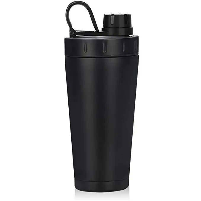 BPA Free stainless steel fitness custom logo sports protein gym cup shaker bottle, Customized color
BPA Free stainless steel fitness custom logo sports protein gym cup shaker bottle, Customized color