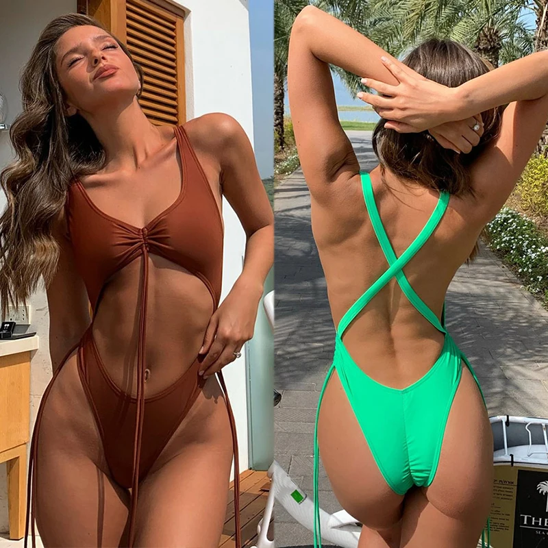 Miyouj custom logo one piece swimsuit women solid color monokini swimwear bathing suit criss cross backless high cut swimsuit, Customized colors
Miyouj custom logo one piece swimsuit women solid color monokini swimwear bathing suit criss cross backless high cut swimsuit, Customized colors