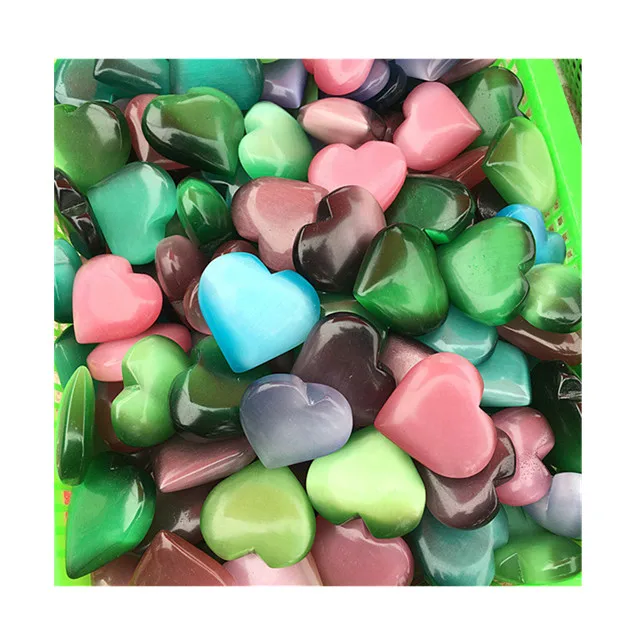Wholesale polished crystals Spirit Healing Stone cat's eye stone angel heart for sale
Wholesale polished crystals Spirit Healing Stone cat's eye stone angel heart for sale